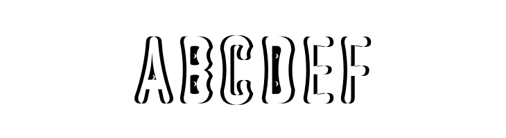 Astakhov Dished Shadow E  Free Fonts Download