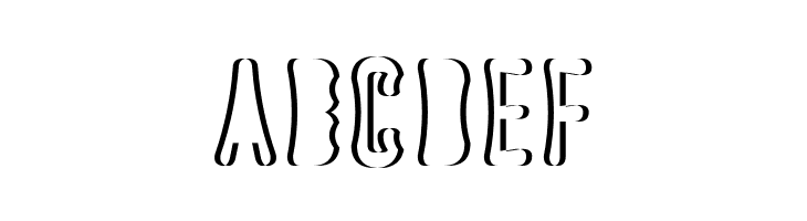 Astakhov Dished Shadow F  Free Fonts Download