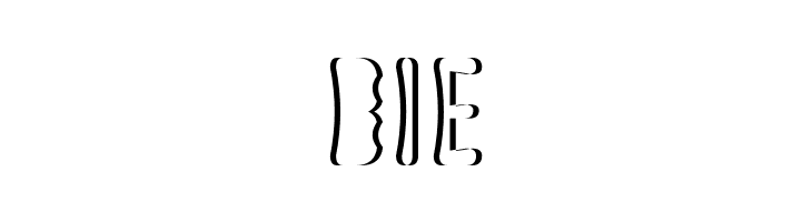 Astakhov Dished Shadow F  Free Fonts Download