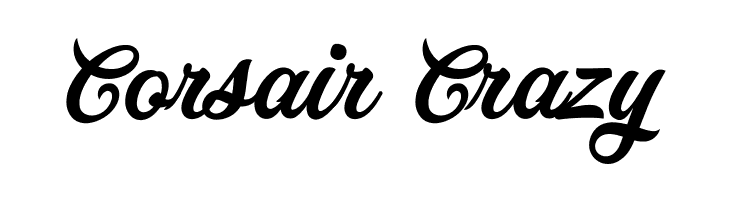 Corsair%2BCrazy Painter PERSONAL USE ONLY Font