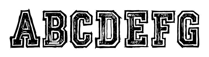 Mickey's School  Free Fonts Download