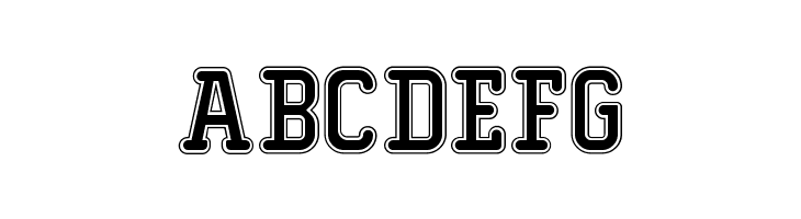 Typo College Outline Demo  Free Fonts Download