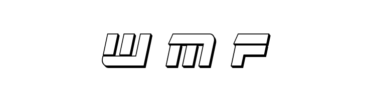 Edge Racer 3D Italic  Free Fonts Download