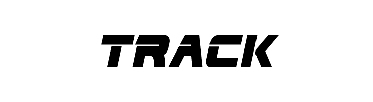 TRACK Edge Racer Italic Font