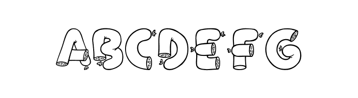 Alpha Sausage  Free Fonts Download