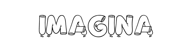 Alpha Sausage  Free Fonts Download