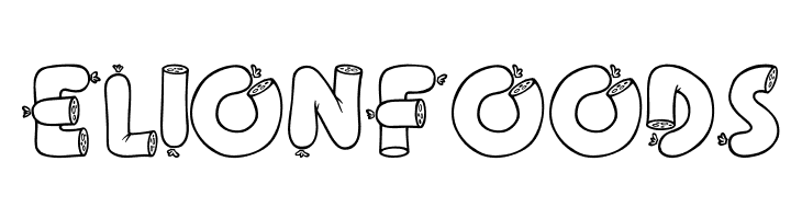 Alpha Sausage  Free Fonts Download