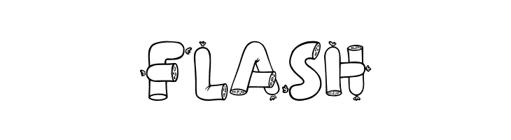 Alpha Sausage  Free Fonts Download