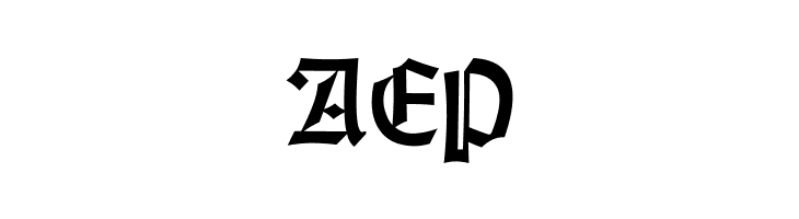 Gotisch Weiss UNZ1A  Free Fonts Download