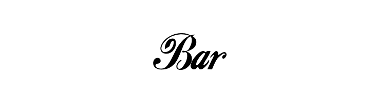 Bar Coca Cola ii Font
