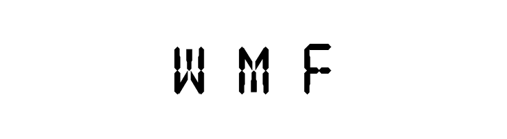Digital Readout Thick Upright  Free Fonts Download