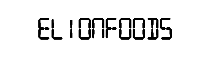 Digital Readout Thick Upright  Free Fonts Download