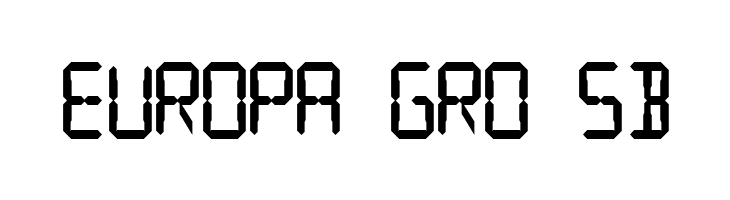 Digital Readout Thick Upright  Free Fonts Download