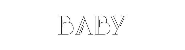 Mary [CAPS] Outline  Free Fonts Download