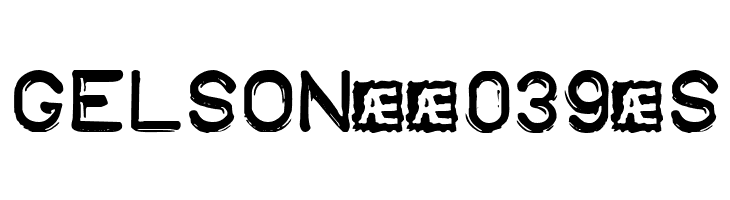 Embossing Tape 1 [BRK]  Free Fonts Download