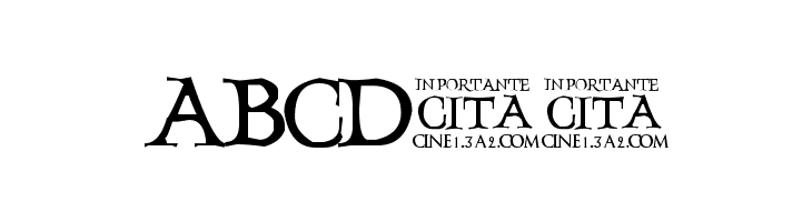 InportanteCita  Free Fonts Download