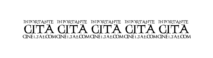 InportanteCita  Free Fonts Download