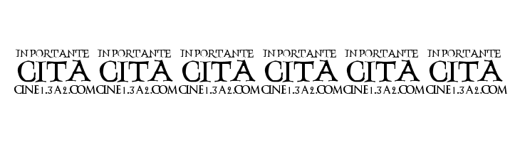 InportanteCita  Free Fonts Download