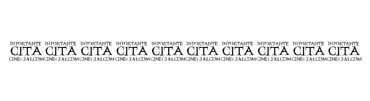 InportanteCita  Free Fonts Download