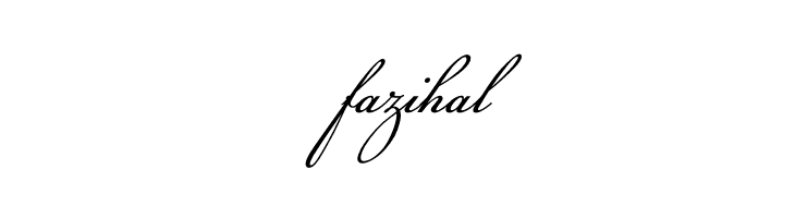 fazihal Champignon Font