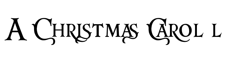 A%2BChristmas%2BCarol%2Bl Navidad Font