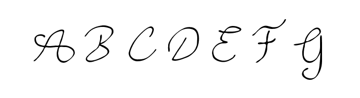 androideeapps curved handwriting  Free Fonts Download