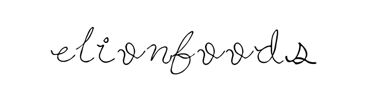 androideeapps curved handwriting  Free Fonts Download