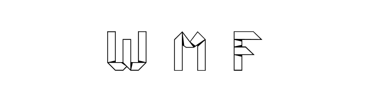 kubos origami  Free Fonts Download