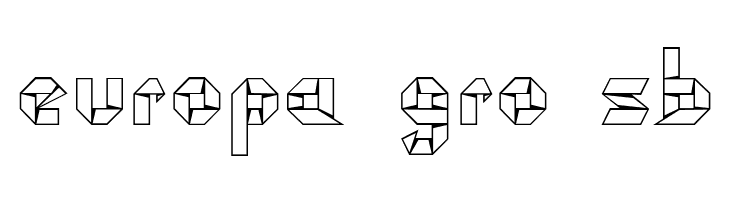 kubos origami  Free Fonts Download