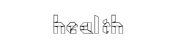 kubos origami  Free Fonts Download