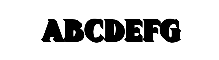 FHA Sign DeVinne ShadeNC  Free Fonts Download