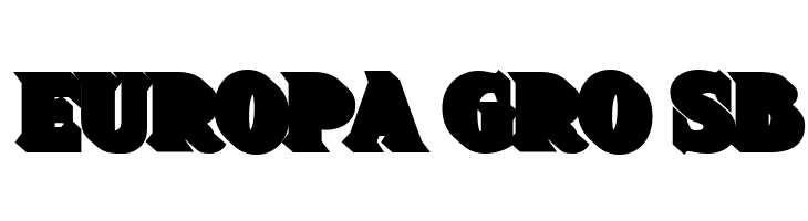 FHA Sign DeVinne Shade25NC  Free Fonts Download