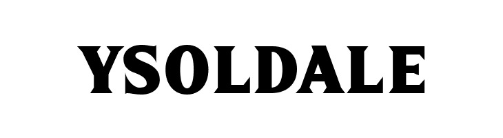 YSOLDALE FHA Sign DeVinneNC Font