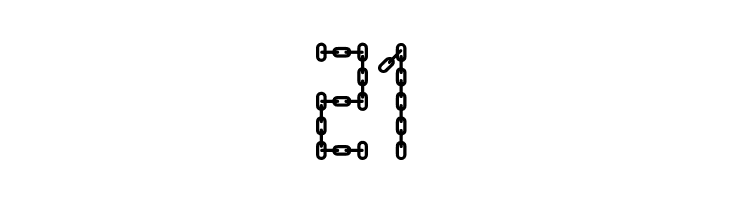 Chain Letter  Free Fonts Download