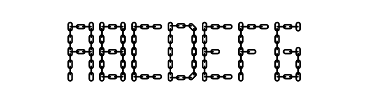 Chain Letter  Free Fonts Download