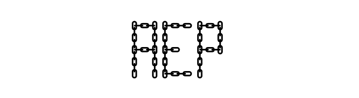 Chain Letter  Free Fonts Download