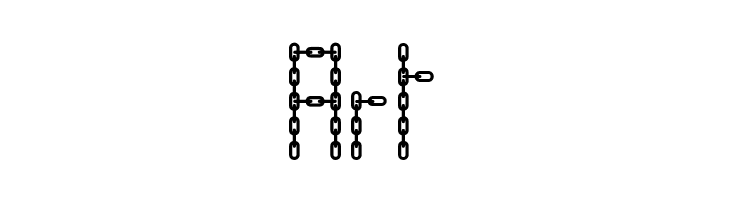 Chain Letter  Free Fonts Download