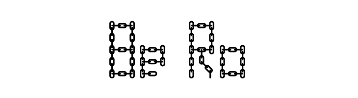 Chain Letter  Free Fonts Download