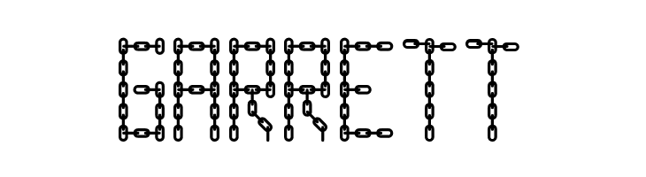 Chain Letter  Free Fonts Download