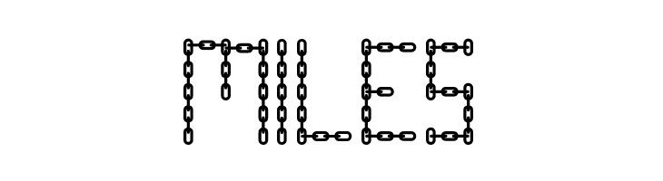Chain Letter  Free Fonts Download
