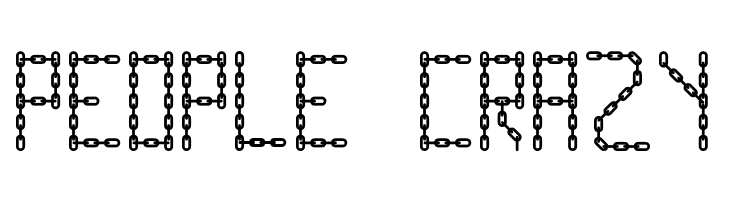 Chain Letter  Free Fonts Download