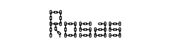 Chain Letter  Free Fonts Download