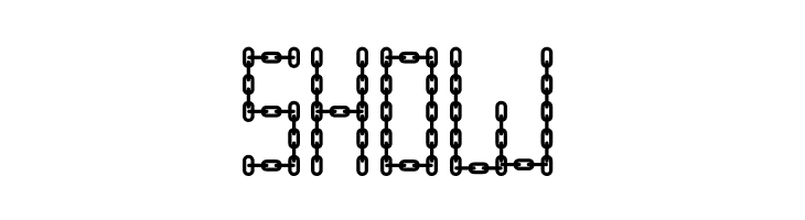Chain Letter  Free Fonts Download