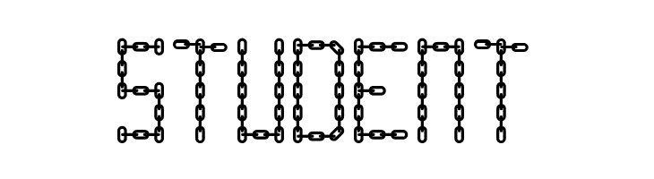 Chain Letter  Free Fonts Download