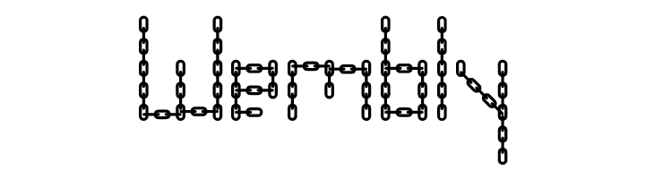 Chain Letter  Free Fonts Download