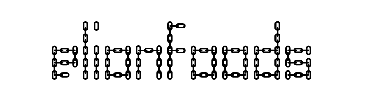 Chain Letter  Free Fonts Download