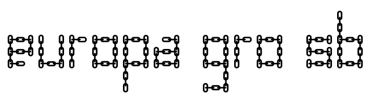 Chain Letter  Free Fonts Download