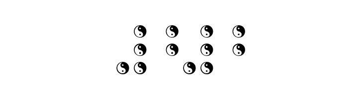 BRAILLE TAIJITU  Free Fonts Download
