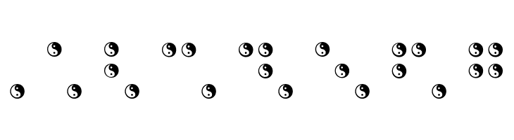 BRAILLE TAIJITU  Free Fonts Download