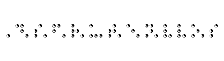 BRAILLE TAIJITU  Free Fonts Download